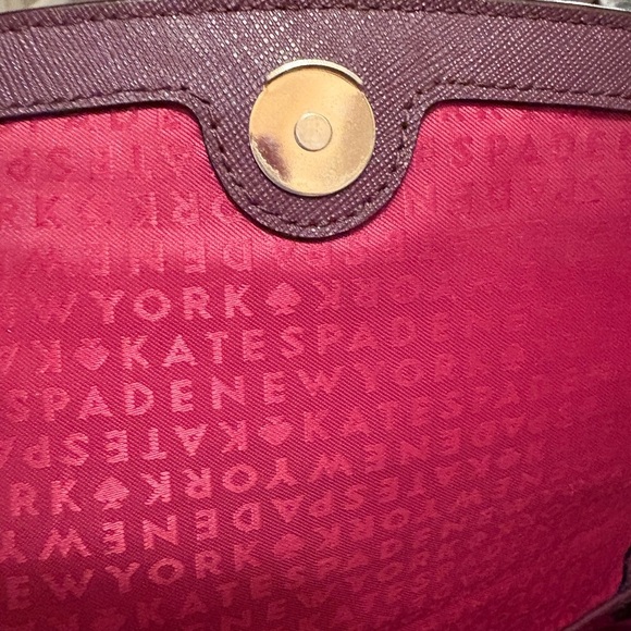 Kate Spade Dark Burgundy Satchel - Picture 3 of 16